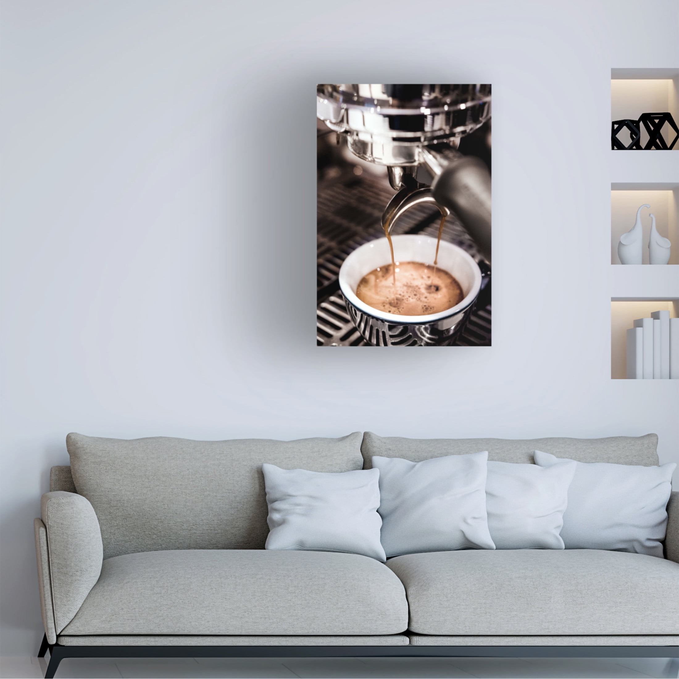 Pictufy Studio III 'Coffee 2' Canvas Art - 30 x 47 Inches