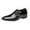 Black, variant on Men's Oxfords Lace Ups Shoes Fashion External Height Increase Pointed Toe Shiny Patent Leather Up Casual Prom Party for Men