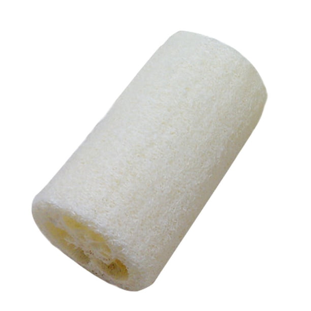 Ounissouiy Depurador de lufa absorbente de agua de alta calidad, 1 unidad, exfoliante suave, herramienta de limpieza, depurador de Juegos de accesorios de baño Blanco