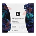 thumbnail image 4 of L. Ultra Thin Pads for Women, Organic Cotton Top Layer, Extra Long Overnight Absorbency, Menstrual Pads with Wings, 48 CT, 4 of 18