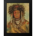 thumbnail image 2 of Catlin, George 15x18 Black Modern Framed Museum Art Print Titled - Boy Chief - Ojibbeway, 2 of 5