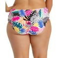 thumbnail image 2 of California Waves TROPIC MIX Ruched High-Waist Bikini Swim Bottoms, US 1X, 2 of 2