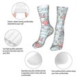 thumbnail image 3 of Bingfone Cute Rabbit And Heart Prirnt Women's Men's Fun Pattern and Solid Crew Socks-1 Pair Pack-Cool & Classic Novelty Design Gifts, 3 of 7