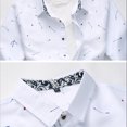 thumbnail image 3 of Camisas informales de otoño con estampado Floral para hombre, camisas de manga larga con cuello de solapa de talla grande M-7XL Inevent FS6353-06, 3 of 7