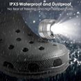 thumbnail image 3 of 2pcs Clog Shoes Light Headlights For Croc Led Portable Camping Hiking Ipx5 Water Resistant Clogs Accessories, 3 of 5