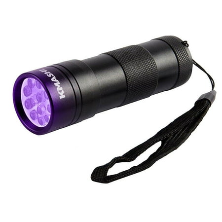 kmashi 12 led pet uv light urine stain detector blacklight black light fungal detection