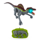 thumbnail image 1 of Juguete Dinosaurio con Sensores y Control Remoto con Luces y Sonidos gris Mediano Rm Regalomex, 1 of 4