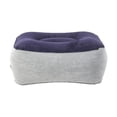 thumbnail image 1 of Wosthever Soporte para reposapiés Reposapiés inflable de PVC con tren exquisito Almohada para pies de oficina y avión y reposapiés GRIS AZUL Type2 NO2, 1 of 1