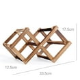 thumbnail image 3 of Wine Rack Foldable Wooden Creative Wine Holder Wine Storage Rack for Home, 3 of 8