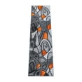 thumbnail image 2 of Masada Rugs Modern Contemporary Runner Area Rug, Orange Grey Black (2 Feet X 7 Feet), 2 of 6