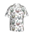 thumbnail image 2 of Haiem Cute French Bulldog Printed Hawaiian Shirt for Men - Men’s Casual Beach Summer Shirts - Stretch Fabric with Modern Fit-X-Large, 2 of 9