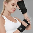 thumbnail image 4 of Soidarity 1 par de guantes de levantamiento de pesas para hombres y mujeres, Protector de palma, entrenamiento de neopreno, ejercicio, mitones de Type2 NO2 Soidarity OD0686-01, 4 of 6