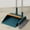 Blue, variant on Upgrade Durable Broom and Dustpan Set with 52" Adjustable Long Handle, Stand Up Broom with Dustpan Combo Set for Heavy Duty with Dustpan Teeth to Clean Hair for Home Kitchen Office Hall Floor(Gray)