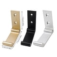 thumbnail image 2 of Kenally Ganchos de pared plegables, herrajes decorativos para muebles a prueba de herrumbre, bolsas invisibles montadas en la pared, perchas, abrigo, Herramientas y ferretería Plata Kenally TO008895-03, 2 of 6