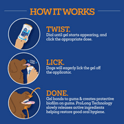 Vetality Twist & Lick Pet Toothpaste Gel for Dogs, Chicken Flavor, 2oz