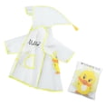 thumbnail image 1 of Baby Girls Children'S Raincoat Boy Cartoon Rabbit Pattern Eva Transparent Poncho With Hat Fashion Transparent 18-24 Months, 1 of 7