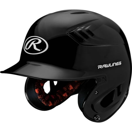 - Rawlings Senior R16 Series Metallic Batting Helmet, Black