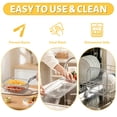 thumbnail image 2 of Walchoice 7.7 Inch Square Air Fryer Rack, 3 Layers Stackable Dehydrator Racks with Clamp and 8 Silicone Feet, Stainless Steel Air Fryer Accessories for Normal Oven Pot, Oven & Dishwasher Safe, 2 of 9