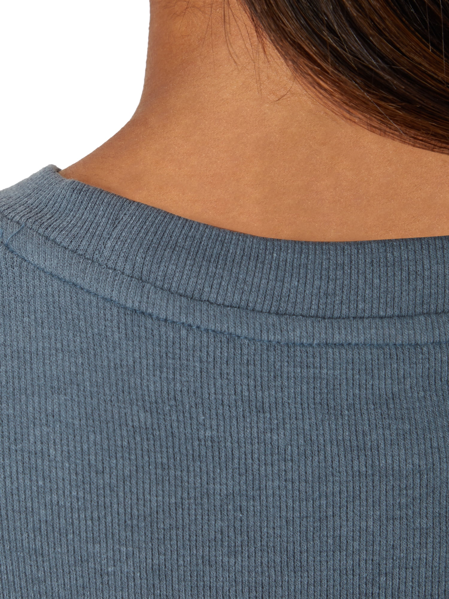 Hanes Originals Women's SuperSoft Comfywear Sleep Rib Crop Tee, Sizes S to 2X