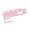 Pink, variant on PCs 119Key Transparents Jelly Keycaps MAO Profile For Mechanical Keyboard Comfortable And Stylish Typing Experiences