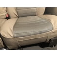 thumbnail image 4 of F58 2002-2010 Ford F250-F550 Super Duty Front 40/20/40 Split Bench Seat with Molded Headrests and Opening Console in Beige and Tan Leatherette Two Tone, 4 of 5