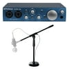 Presonus Audiobox iTwo 2X2 USB iPad/PC/Mac Recording Interface+Desktop Mic Stand