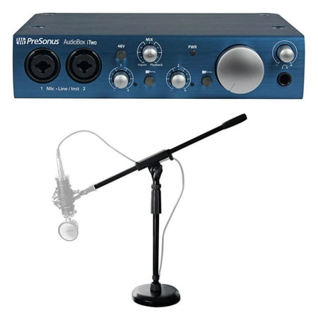 Presonus Audiobox iTwo 2X2 USB iPad/PC/Mac Recording Interface+Desktop Mic