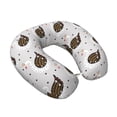 thumbnail image 2 of KLL Cute Swan Pattern Memory Foam Cervical Neck Pillow Versatile U-Shaped Pillows for Home/Office/Camping/Travelling/Soft Washable Cover, 2 of 8