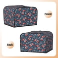 thumbnail image 2 of KLL Gnome Love USA Print 4 Slice Toaster Dust Covers Kitchen Small Appliance Cover with 2 Pockets,Can hold Jam Spreader Knife & Toaster Tongs (12.4 x 10.6 x 8.2), 2 of 6