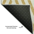 thumbnail image 3 of Addison Rugs Mayfield Washable Transitional Geometric Gold Rectangle Rug, 1'8" x 2'6", 3 of 5
