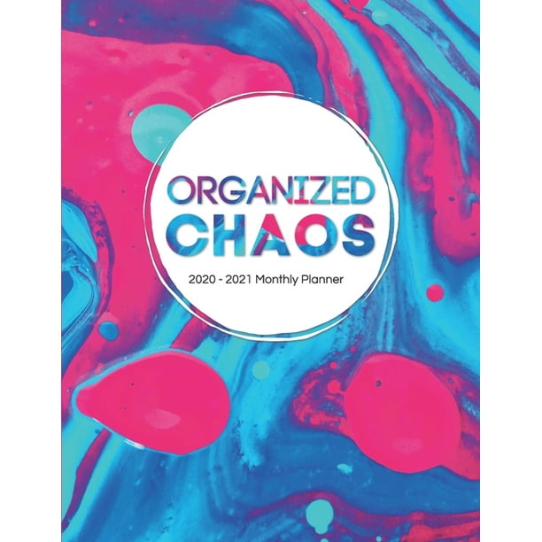 Organized Chaos 2Year Calendar (Jan 2020 Dec 2021), 8.5" x 11