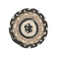 thumbnail image 3 of VHC Brands Sawyer Mill Charcoal Natural Jute Coaster Set of 7, 3 of 5