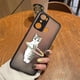 thumbnail image 5 of Matte Case for infinix HOT 20I 12 12I 11 11S 10 10I 10S PLAY 9 Pro POVA 3 CAMON 15 17P Case Funda Cute Cat Cartoon Illustration, 5 of 5