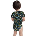 thumbnail image 5 of Daiia Dinosaur Printed Unisex-Baby Short Sleeve Onesies Bodysuits Baby Climbing Clothes Soft and Comfortable Romper with Expandable Shoulder Design-9M, 5 of 8