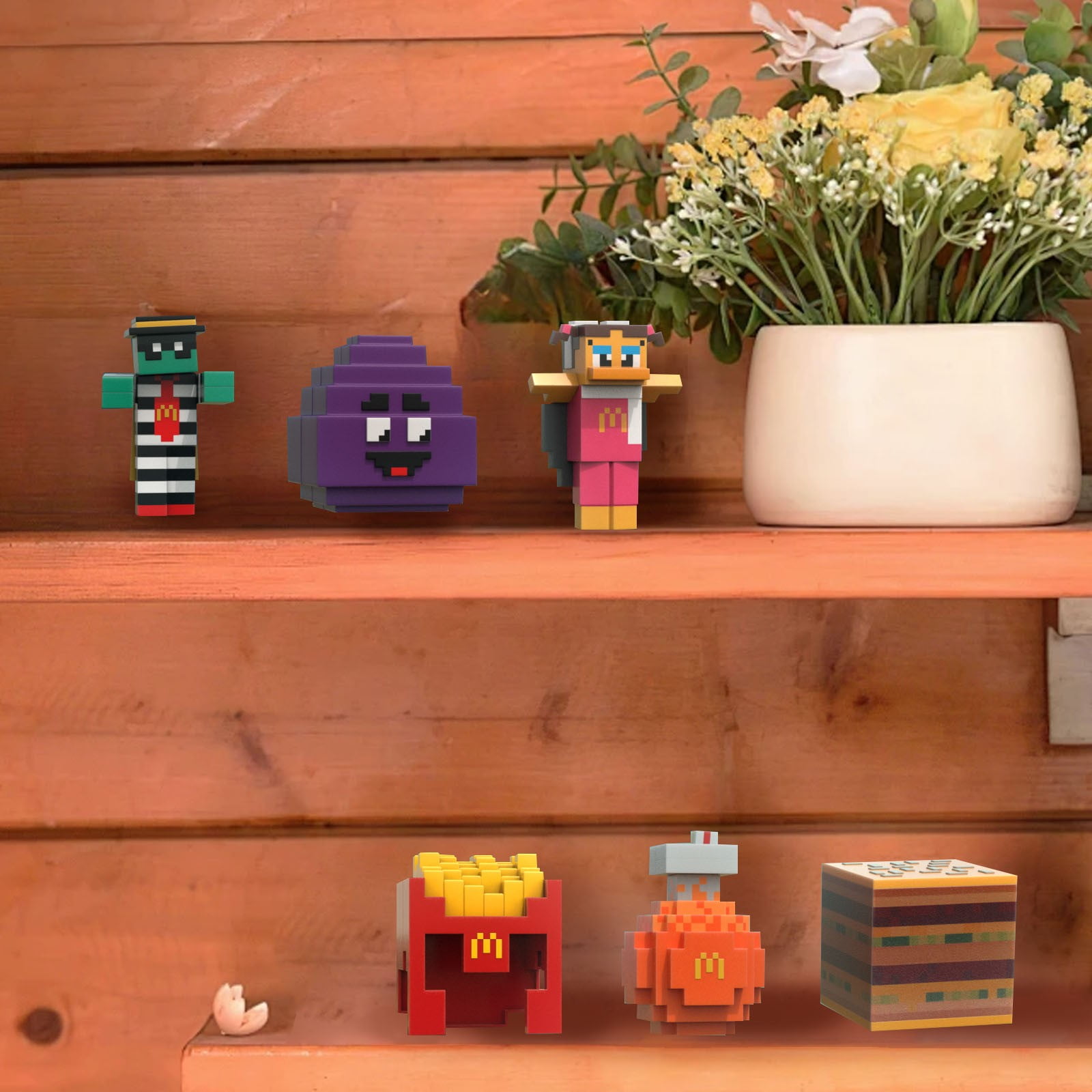 2025 Minecraft Adult Happy Meal Toys Set, Brand New Sealed