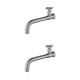 thumbnail image 1 of Grifo de fregadero Yuarrent metal universal Solo Frío 01 Plata 2Conjunto, 1 of 6