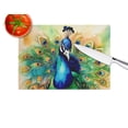 thumbnail image 2 of Peacock Glass Cutting Board 12 in x 15 in, 2 of 5