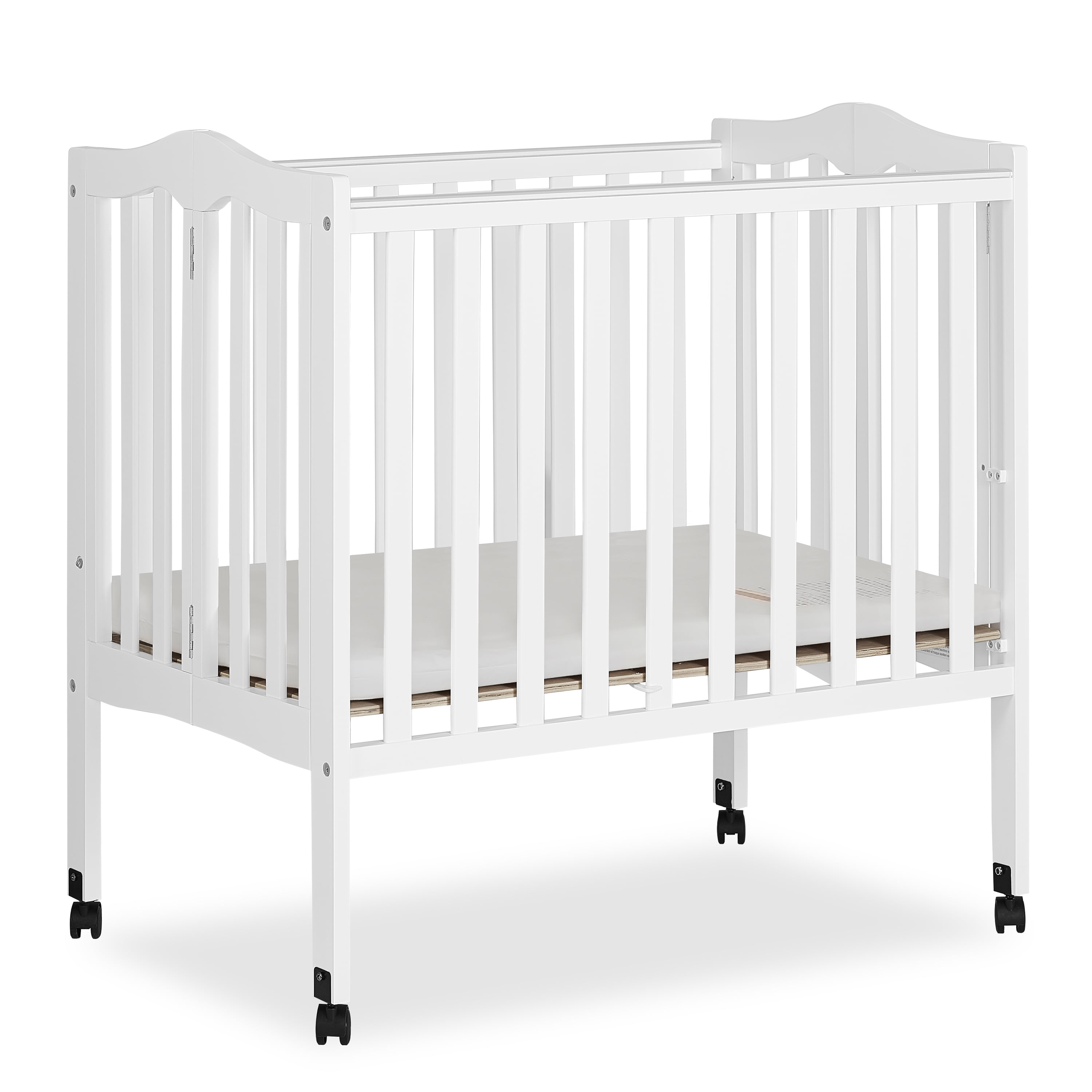 Photo 1 of Dream On Me 2-in-1 Lightweight Portable Crib, White