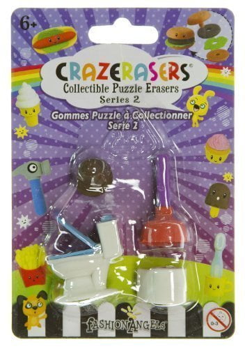 Crazerasers Dogs Collectible Puzzle Erasers Series 2 Toys Children  