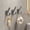 Gray, variant on Bxaolu Adhesive Wall Hook for Towel, Coat Hookds Wall Mounted - Extra Sticky 10LB Plasitc Wall Towel Hangers, Stick on Hanger for Bath or Shower, White 3-Pack
