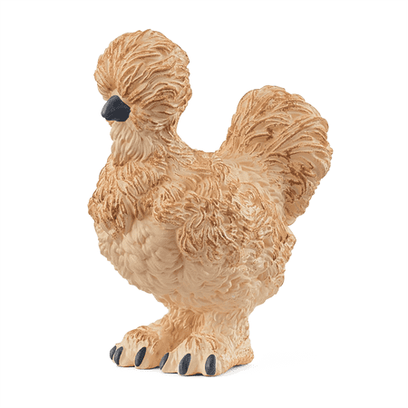 Schleich Farm World - 2" Silkie Chicken Toy for Kids. Realistic Farm Animal Toys for Boys and Girls - Figure for Screen-Free Learning for Children and Toddlers Ages 3+ 14891