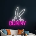 thumbnail image 5 of Handmadetneonsign Rabbit Neon Sign, Bunny Neon Light, Easter Rabbit Led Light, Animal Neon Light, 5 of 5