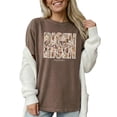 thumbnail image 4 of He Is Risen Shirt for Women - Ink-Printed Pearls Easter Matthew 28:6 Floral Tee Blue Jean Shirt Adult 2XL, 4 of 7