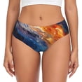 thumbnail image 1 of Balery Galactic Dog Swirls Art Ropa Interior de Algodón para Mujer con Dibujo – Braguitas Cómodas y Elásticas, Estilo Clásico-Small, 1 of 6