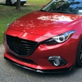 thumbnail image 3 of Ikon Motorsports Compatible with 14-16 Mazda 3Dr 4Dr 5Dr Front Bumper Lip Spoiler - ABS, 3 of 8