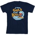 thumbnail image 3 of The Gulf of Mexico Surfer Youth Navy Blue Crew Neck Short Sleeve Tee-Large, 3 of 4