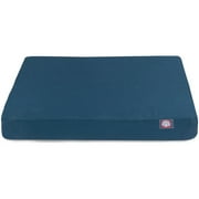 Solid Medium Orthopedic Memory Foam Rectangle Dog Bed