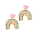 thumbnail image 1 of 1 par de pendientes acrílicos para mujer con forma de arcoíris de dibujos animados de moda que reemplazan a las niñas y las señoras que Ropa, zapatos y accesorios Miscelánea Color de piel Minnieouse AP016261-01, 1 of 6