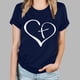 thumbnail image 2 of Blusas de Manga Corta para las Mujeres Imprimir Cuello Redondo Camiseta, Blusa Clásica Vintage para la Primavera Y el Verano, 2 of 4