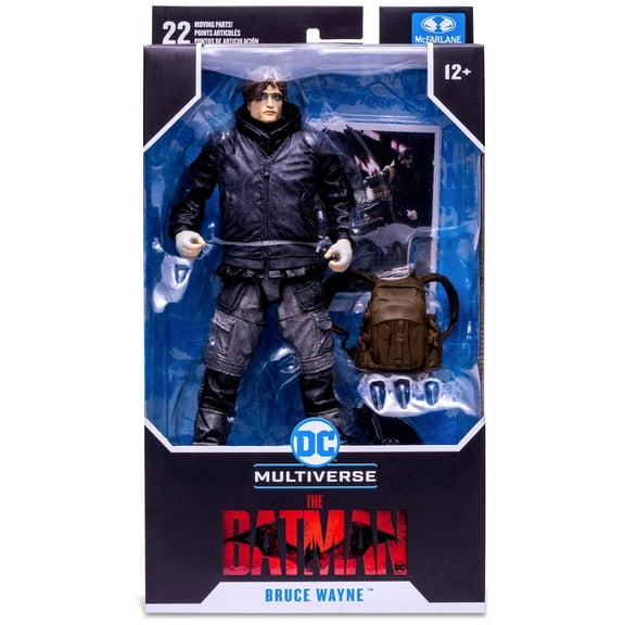 McFarlane Toys DC Multiverse Bruce Wayne Unmasked Action Figure, The Batman Movie